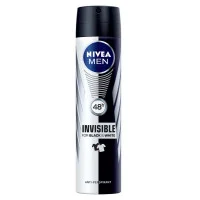Nivea Men Invisible For Black And White Power Aerosol Spray Deodorant 250ml