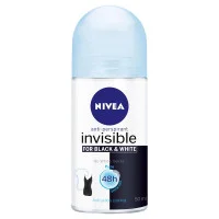 Nivea Invisible For Black and White Pure Roll On Deodorant 50ml