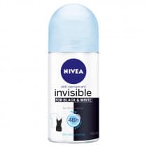 Nivea Invisible For Black & White Pure Roll-On Deodorant 50ml