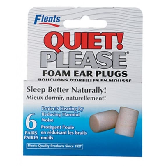 Flents Quiet Please Foam Ear Plugs 6 Pairs