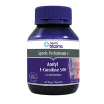 Henry Blooms Acetyl L-Carnitine 500mg 60 Vege Capsules