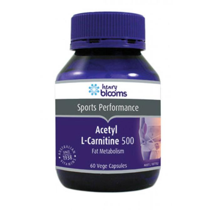 henry blooms acetyl l-carnitine 500 product info and reviews Buy Henry Blooms Acetyl L Carnitine 500mg 60 Vege Capsules Online