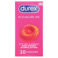 Durex Pleasure Me Condom 10 Pack
