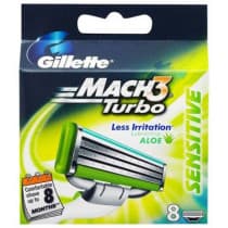 Gillette Mach3 Blades Sensitive 8 Pack