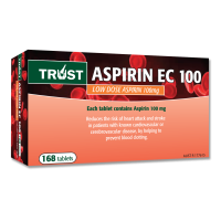 Trust Aspirin EC 100mg 168 Tablets