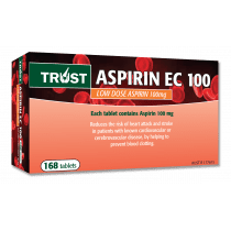 Trust Aspirin EC 100mg 168 Tablets