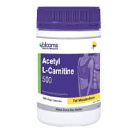 Henry Blooms Acetyl L Carnitine 500mg 180 Vege Capsules