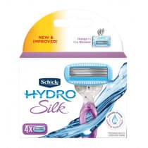 Schick Hydro Silk Blade Refills 4 Cartridges