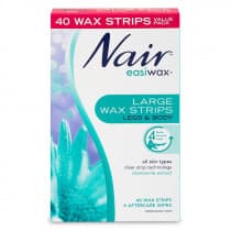 Nair Easiwax Large Wax Strips 40 Pack