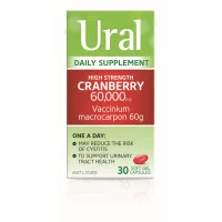 Ural High Strength Cranberry 60000mg 30 Soft Gel Capsules