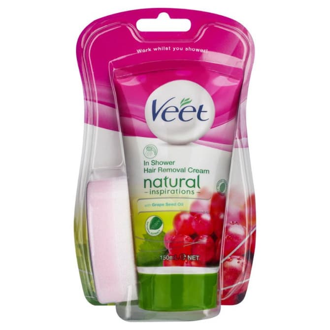 Buy Veet Natural Inspirations In Shower Hair Removal Cream 150ml Online