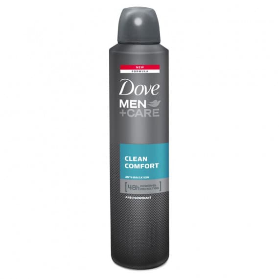 Dove Men + Care Antiperspirant Aerosol Clean Comfort 250ml