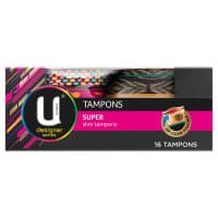 U By Kotex Designer Series Super Tampons 16 Pack