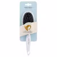 Lady Jayne White Nylon Ball Tipped Cushion Pad Brush