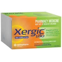 Xergic 180mg 60 Tablets 