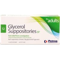 Glycerol Suppos Adult Petrus 12