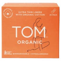 TOM Organic Ultra Thin Wrapped Liners 26 Pack