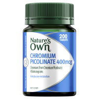 Natures Own Chromium Picolinate 400mcg 200 Tablets