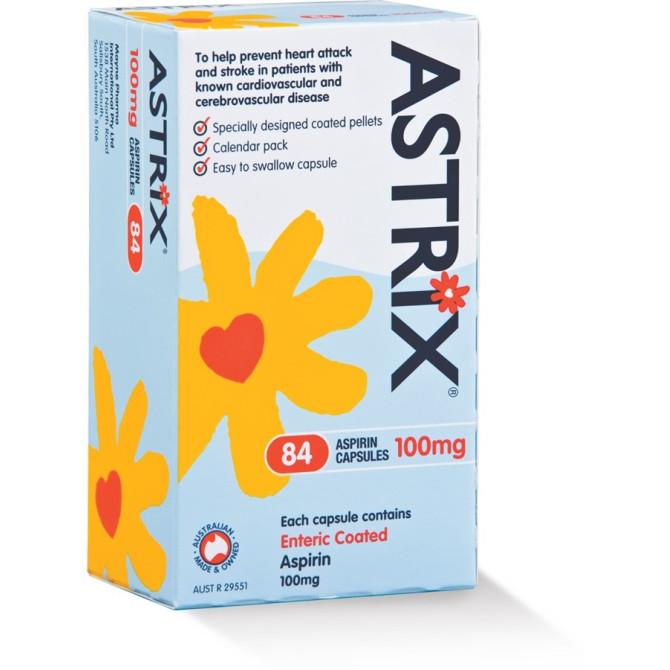 Shop Astrix Caps 100mg 84 Online