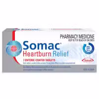 Somac Heartburn Relief 20mg Tablets 7