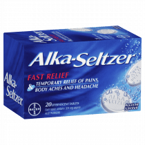 Alka-Seltzer Effervescent Tablets Original 20 Tablets