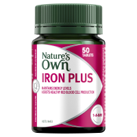 Natures Own Iron Plus 50 Tablets