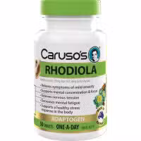 Carusos Rhodiola 50 Tablets