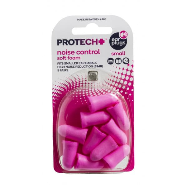 Buy Protech Noise Control Soft Foam Ear Plug Small 5 Pairs Online