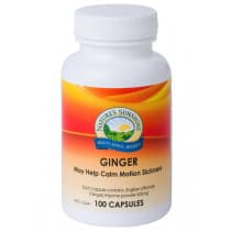 Natures Sunshine Ginger 100 Capsules 