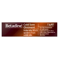 Betadine Cold Sore Ointment 7.5g