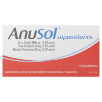 Anusol Suppositories 12 Pack