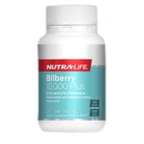 Nutra Life Bilberry 10000 Plus 60 Tablets
