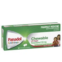 Panadol Children Chewable Tablets 3 Plus Years Cherry Flavour 24 Tablets