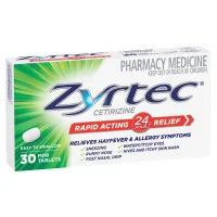 Zyrtec 10mg 30 Tablets