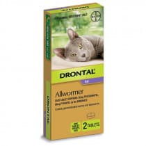 Drontal Cat Allwormer 4kg 2 Tablets