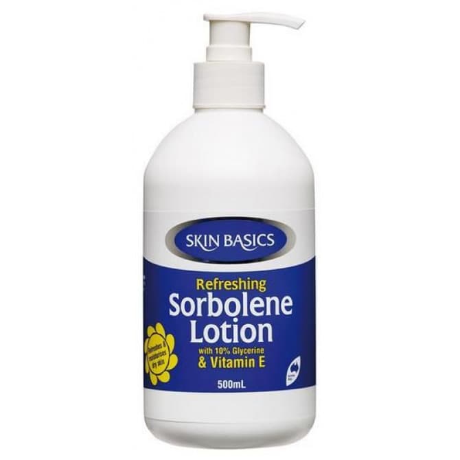 Buy Skin Basics Sorbolene & Glycerine With Vitamin E Lotion Pump 500ml