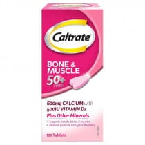 Caltrate Bone and Muscle 50+ Years 100 Tablets