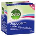 Dettol Sapoderm Hygienic Soap 125g 3 Pack