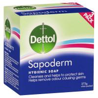 Dettol Sapoderm Hygienic Soap 125g 3 Pack
