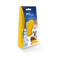 Pet and Me Silicone Pet Brush Yellow