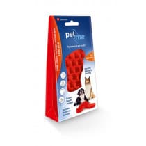 Pet & Me Silicone Pet Brush Red