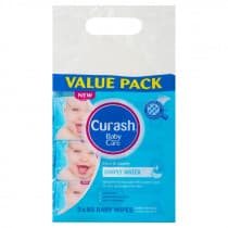 Curash Babycare Simply Water Baby Wipes 3 x 80 Pack