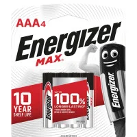 Energizer Max Battery AAA Batteries 4 Pack