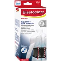 Elastoplast Sport Adjustable Back Stabiliser Black