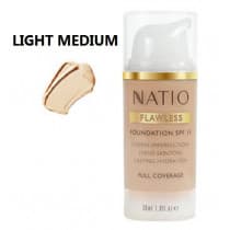 Natio Flawless Foundation SPF 15 Light Medium 30ml