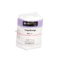 Medstock Light Crepe Bandage With Elastic Clips 5cm x 4m 1 Piece