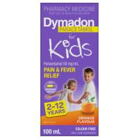 Dymadon for Kids 2 to 12 Years Colour Free Orange 100ml
