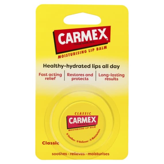 Carmex Moisturising Lip Balm Classic Jar 7.5g - Effective Lip Care at Chemist Australia