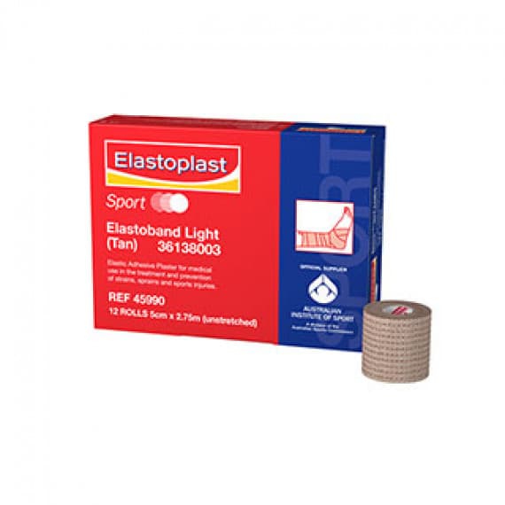 Buy Elastoplast Sport Elastoband Light Tan 5cm x 2.75m Single Roll Online Chemist Australia