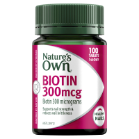 Natures Own Biotin 300mcg 100 Tablets